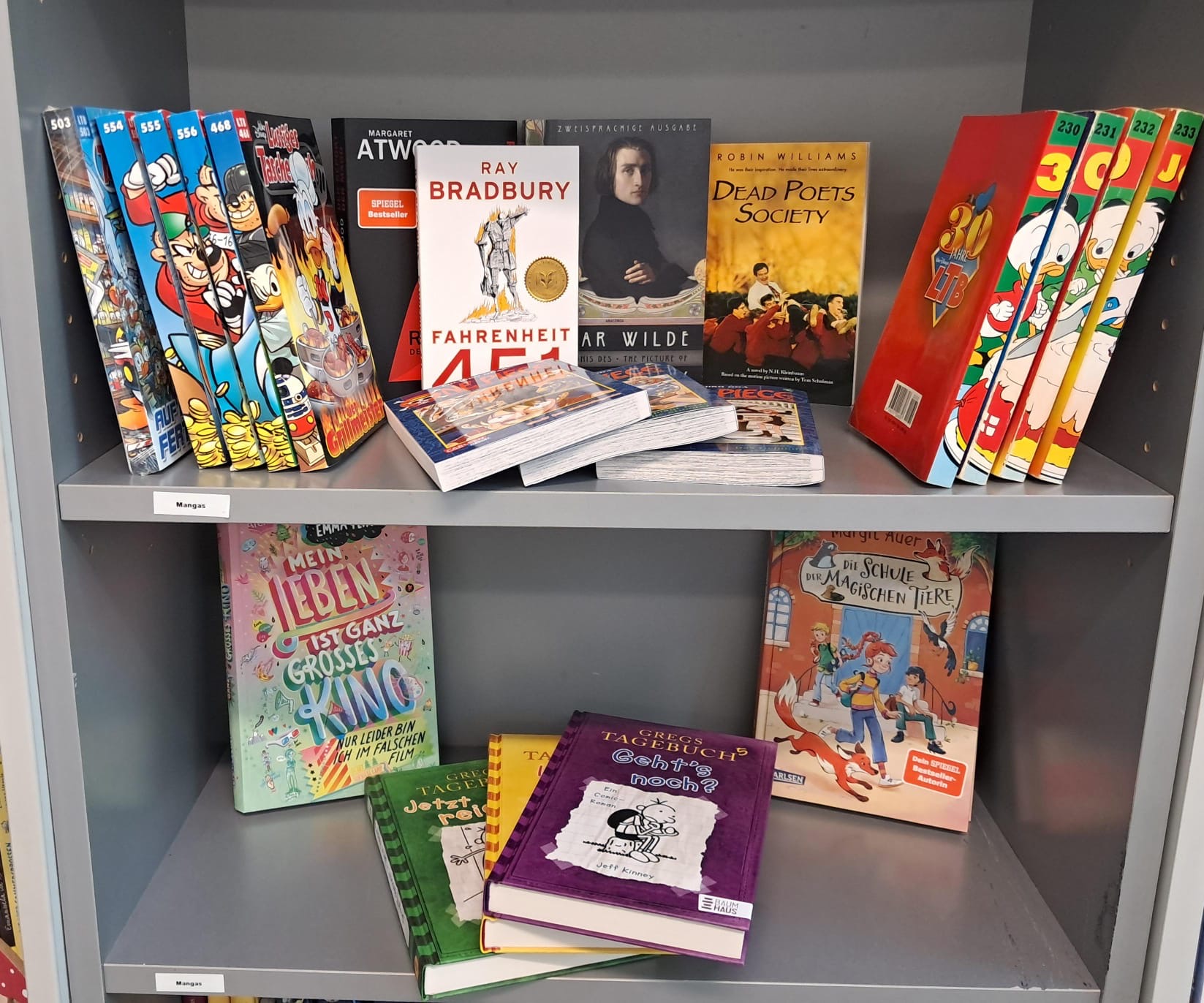 Ausleihbibliothek: neue Bücher eingetroffen