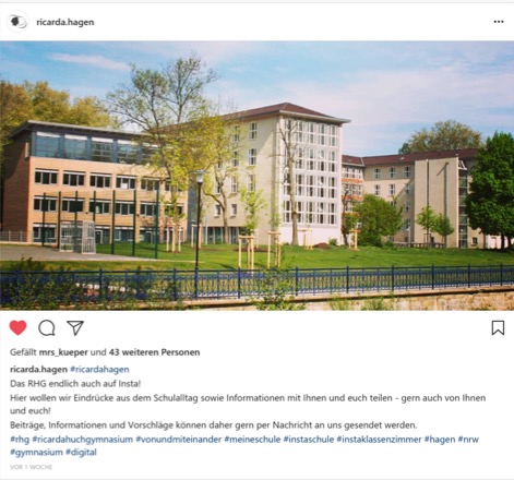 RHG auf Instagram